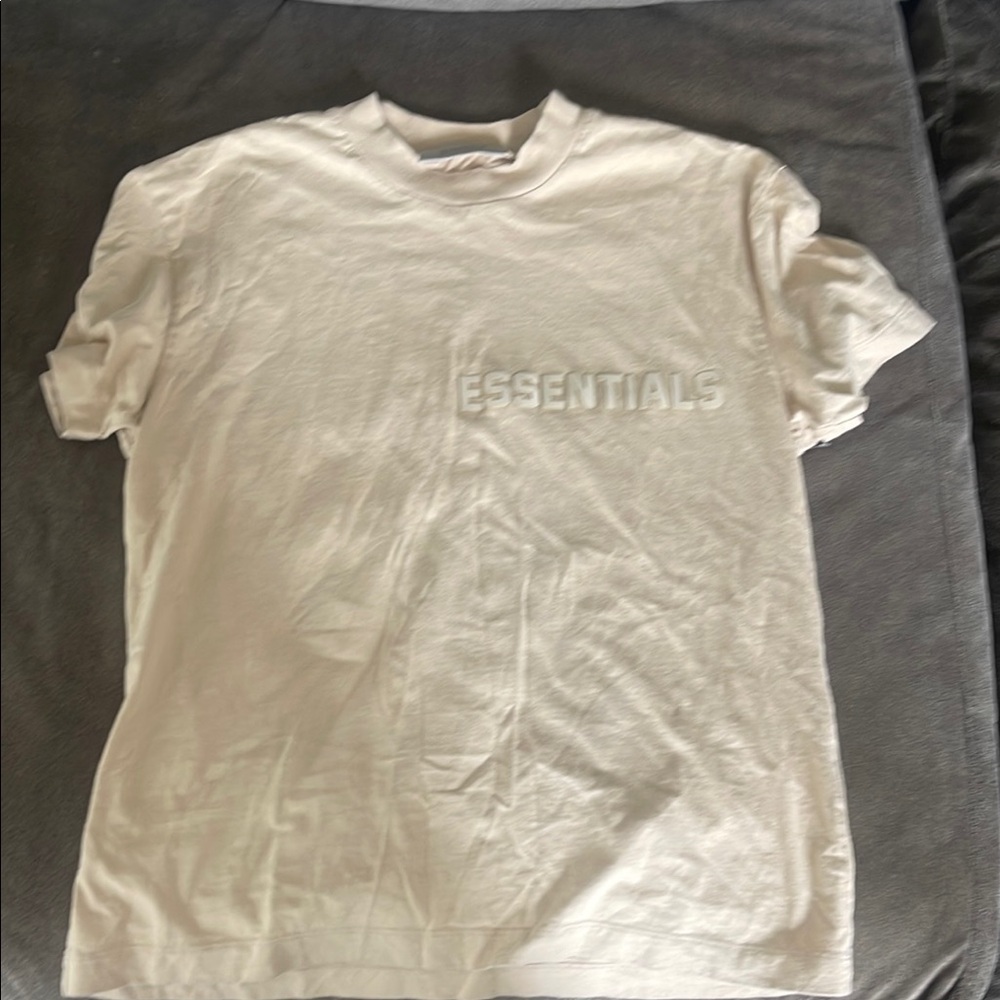 Essentials Cream T-Shirt never used